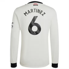 Manchester United Martinez 6 Tredjetrøje 2024-25 Langærmet Fodboldsæt
