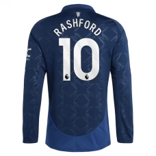 Manchester United Rashford 10 Udebanetrøje 2024-25 Langærmet Fodboldsæt