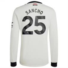 Manchester United Sancho 25 Tredjetrøje 2024-25 Langærmet Fodboldsæt