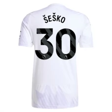 Manchester United Šeško 30 Udebanetrøje 2025-26 Fodboldsæt