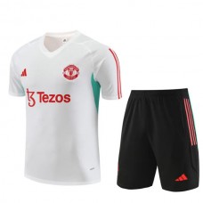 Manchester United Trænings T-Shirt Sæt 2023-24 - Hvid