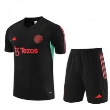 Manchester United Trænings T-Shirt Sæt 2023-24 - Sort