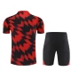 Manchester United Trænings T-shirt Sæt Børn 2025-26 - Shorts Rød