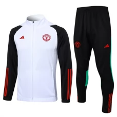 Manchester United Træningsjakke Sæt 2023-24 - Hvid