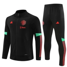 Manchester United Træningsjakke Sæt 2023-24 - Sort
