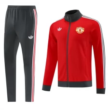 Manchester United Træningsjakke Sæt 2025-26 - Rød