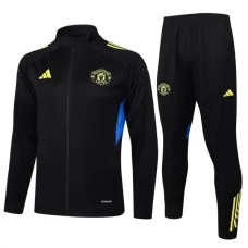 Manchester United Træningsjakke Sæt 2025-26 - Sort