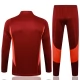 Manchester United Træningssæt 2023-24 - 1-4 Zip Dark Rød