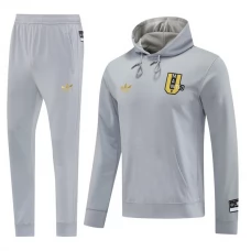 Manchester United Træningssæt 2025-26 - Hoodie Grå