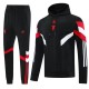 Manchester United Træningssæt 2025-26 - Hoodie Sort