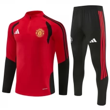 Manchester United Træningssæt Børn 2026-27 - 1-4 Zip Rød
