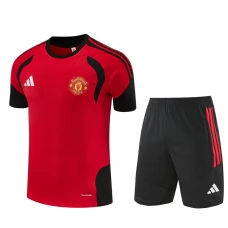 Manchester United Træningssæt(Trøje+Shorts) Børn 2026-27 Rød