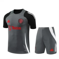 Manchester United Træningstrøje Sæt 2024-25 - Shorts Grå