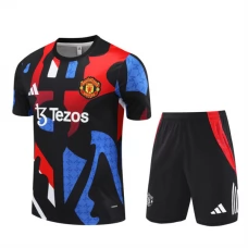 Manchester United Træningstrøje Sæt 2024-25 - Shorts Sort