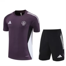 Manchester United Træningstrøje Sæt 2025-26 - Shorts Lilla