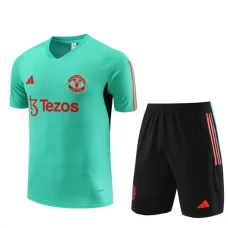 Manchester United Træningstrøje Sæt Børn 2023-24 - Shorts Grøn