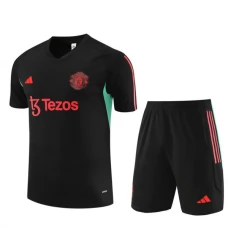 Manchester United Træningstrøje Sæt Børn 2023-24 - Shorts Sort