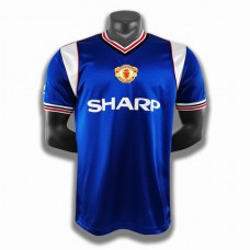 Manchester United Tredjetrøje Retro 1985-86 Fodboldsæt