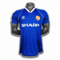 Manchester United Tredjetrøje Retro 1988-90 Fodboldsæt