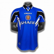Manchester United Tredjetrøje Retro 1996-98 Fodboldsæt
