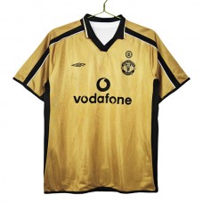 Manchester United Tredjetrøje Retro Centenary 2001-02 Fodboldsæt