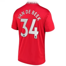 Manchester United Trøje 2022-23 Van De Beek 34 Hjemmebanetrøje