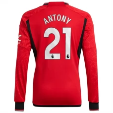 Manchester United Trøje 2023-24 Antony 21 Langærmet Hjemmebanetrøje