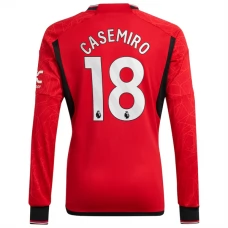 Manchester United Trøje 2023-24 Casemiro 18 Langærmet Hjemmebanetrøje