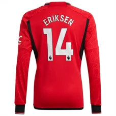 Manchester United Trøje 2023-24 Christian Eriksen 14 Langærmet Hjemmebanetrøje