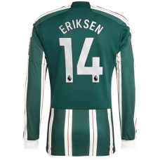 Manchester United Trøje 2023-24 Christian Eriksen 14 Langærmet Udebanetrøje