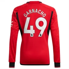Manchester United Trøje 2023-24 Garnacho 49 Langærmet Hjemmebanetrøje