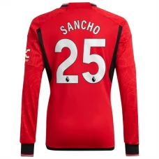 Manchester United Trøje 2023-24 Jadon Sancho 25 Langærmet Hjemmebanetrøje