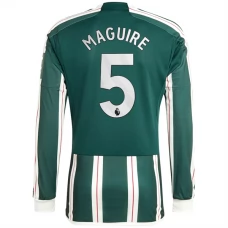 Manchester United Trøje 2023-24 Maguire 5 Langærmet Udebanetrøje