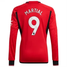 Manchester United Trøje 2023-24 Martial 9 Langærmet Hjemmebanetrøje