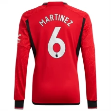 Manchester United Trøje 2023-24 Martinez 6 Langærmet Hjemmebanetrøje