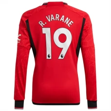 Manchester United Trøje 2023-24 R.Varane 19 Langærmet Hjemmebanetrøje