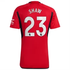 Manchester United Trøje 2023-24 Shaw 23 Hjemmebanetrøje