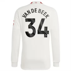 Manchester United Trøje 2023-24 Van De Beek 34 Langærmet Tredjetrøje
