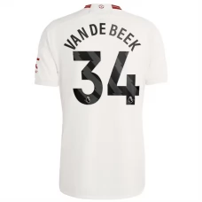 Manchester United Trøje 2023-24 Van De Beek 34 Tredjetrøje