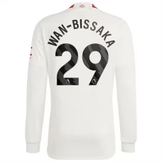 Manchester United Trøje 2023-24 Wan-Bissaka 29 Langærmet Tredjetrøje