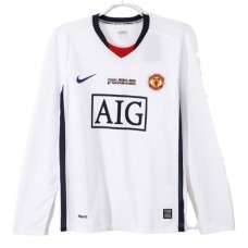 Manchester United Udebanetrøje Champions League Retro 2008-09 Langærmet Fodboldsæt