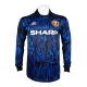 Manchester United Udebanetrøje Retro 1992-93 Langærmet Fodboldsæt