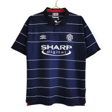 Manchester United Udebanetrøje Retro 1999-00 Fodboldsæt