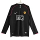 Manchester United Udebanetrøje Retro 2007-08 Langærmet Fodboldsæt