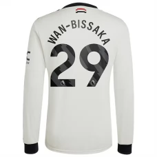 Manchester United Wan-Bissaka 29 Tredjetrøje 2024-25 Langærmet Fodboldsæt