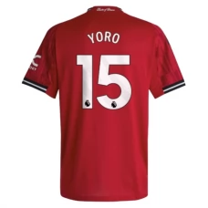 Manchester United Yoro 15 Hjemmebanetrøje 2025-26 Fodboldsæt