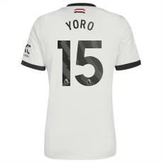 Manchester United Yoro 15 Tredjetrøje 2024-25 Fodboldsæt