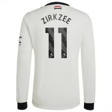Manchester United Zirkzee 11 Tredjetrøje 2024-25 Langærmet Fodboldsæt