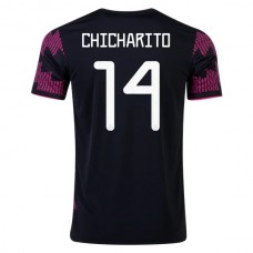 Mexico Landsholdstrøje 2021 Chicharito 14 Hjemmebanetrøje