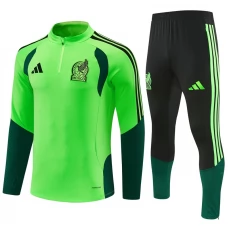 Mexico Træningssæt Børn 2026-27 - 1-4 Zip Grøn
